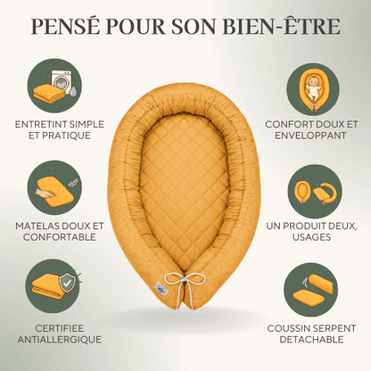 Moduléa — Cocon bébé matelassé 2-en-1