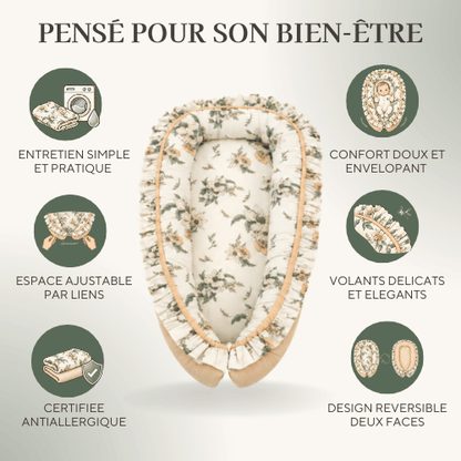 Doucéa — Cocon bébé à volants