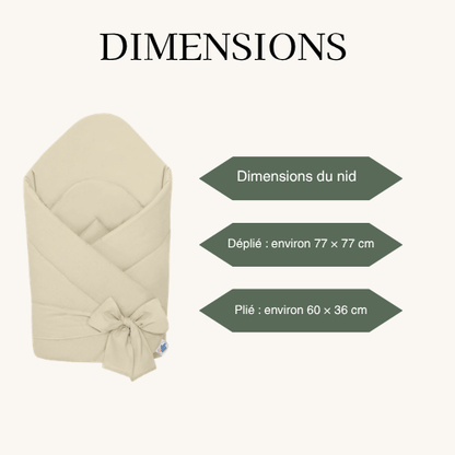 Nouéa — Nid bébé avec nœud.