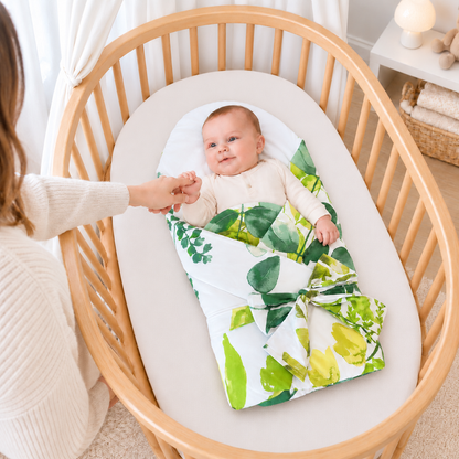 Duéa — Nid bébé rigidifié réversible avec nœud