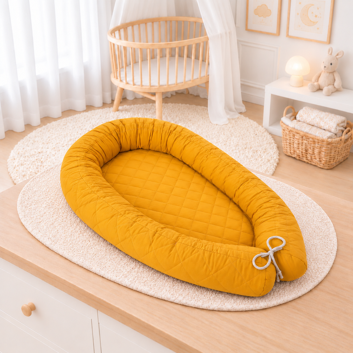 Moduléa — Cocon bébé matelassé 2-en-1